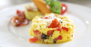 Scrambled Eggs with Spinach and tomato