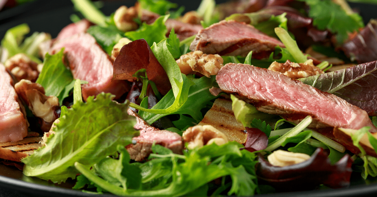 Sirloin Steak Spinach SaladS