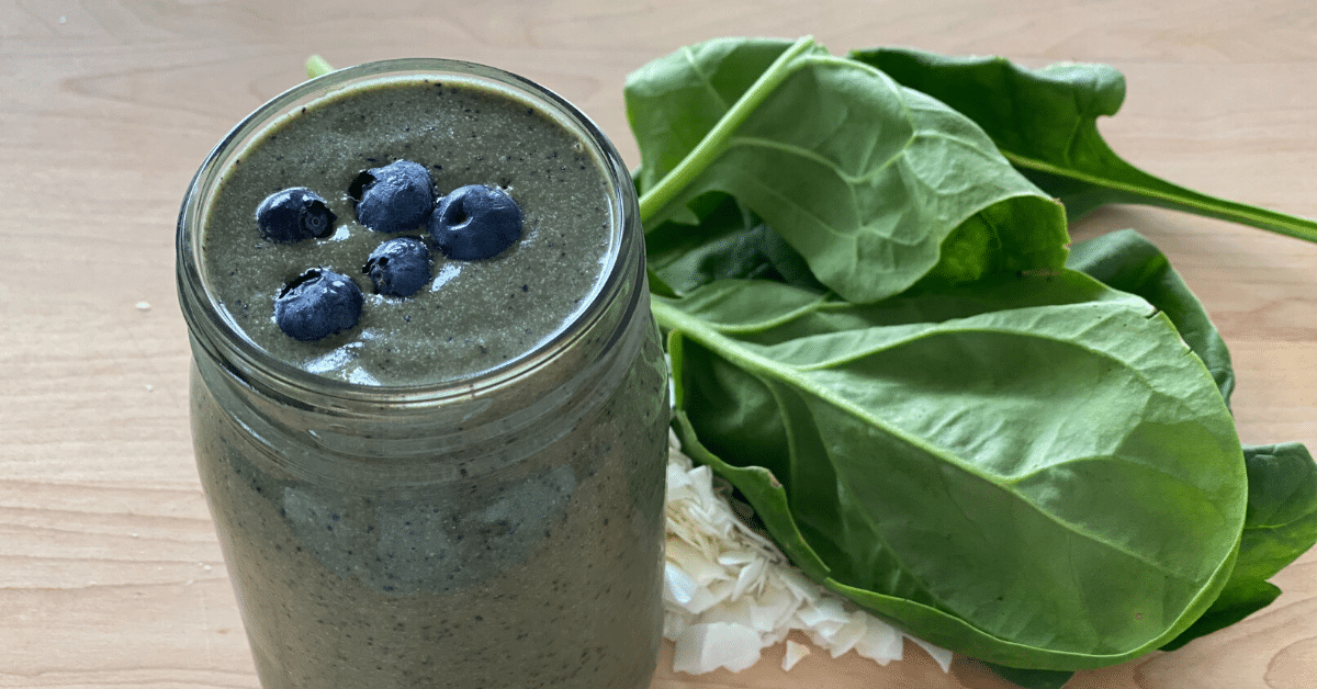 Blueberry & Spinach Collagen Smoothie