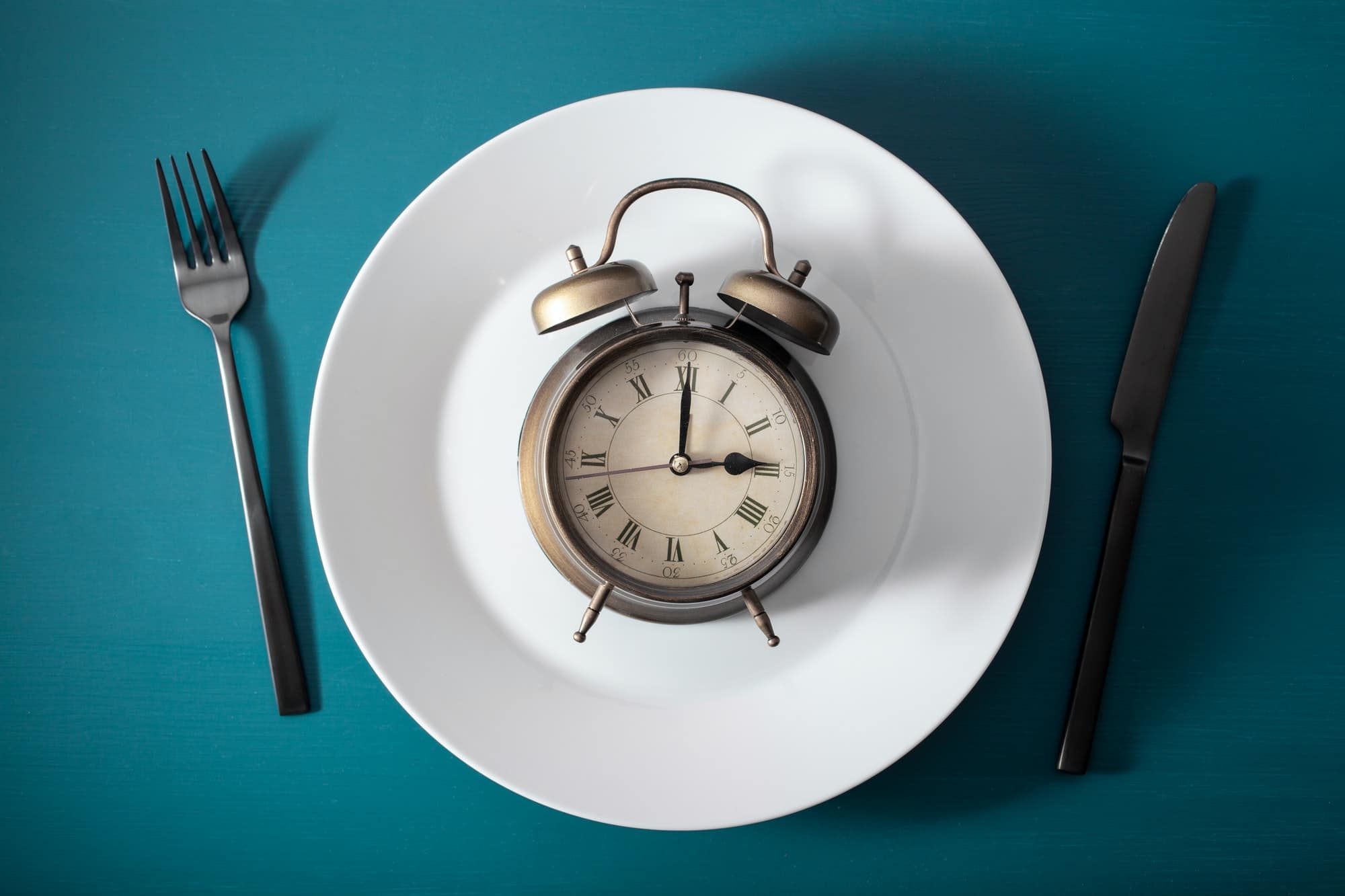 concept of intermittent fasting, ketogenic diet, weight loss